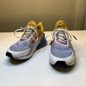 Nike Women's Air Max 270 Summer Gradient Gold‎ Blue Shoes US Size 10 AH6789-702